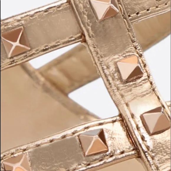 100% REAL Valentino 105mm Lovestuds Caged Sandal - Picture 6 of 16